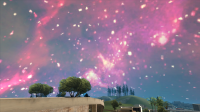 Purple Space Skybox