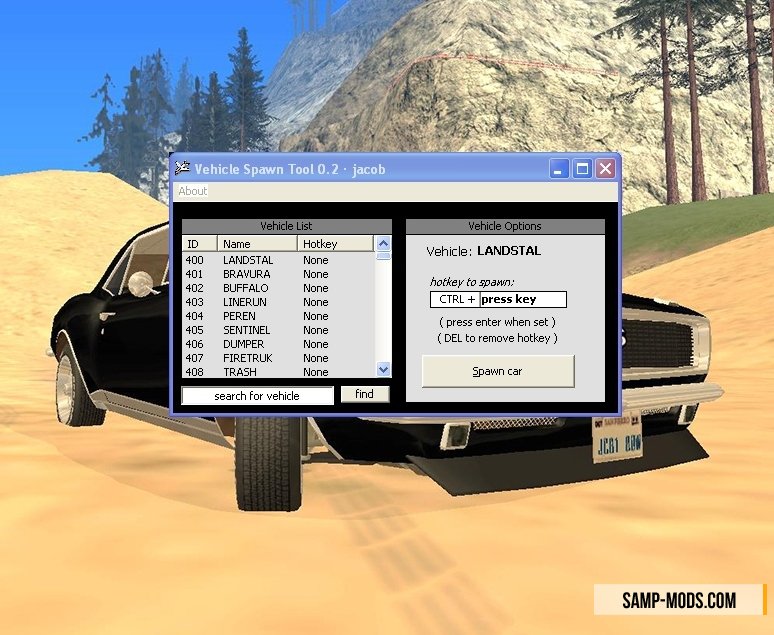 Моды гта сан андреас спавн машин. GTA sa программы по управлению авто в гараже. Visual car Spawner 2.0. Интерфейс выбора спавна самп. Heist vehicles Spawn naturally.